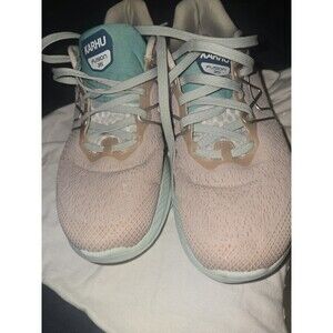 Karhu Fusion 3.5 Women’s Size 10 Pink Peach Gray Blue Running Shoes Great Mesh